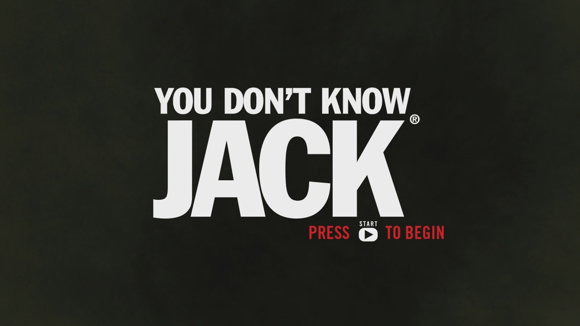 You Don't Know Jack title screen for Xbox 360